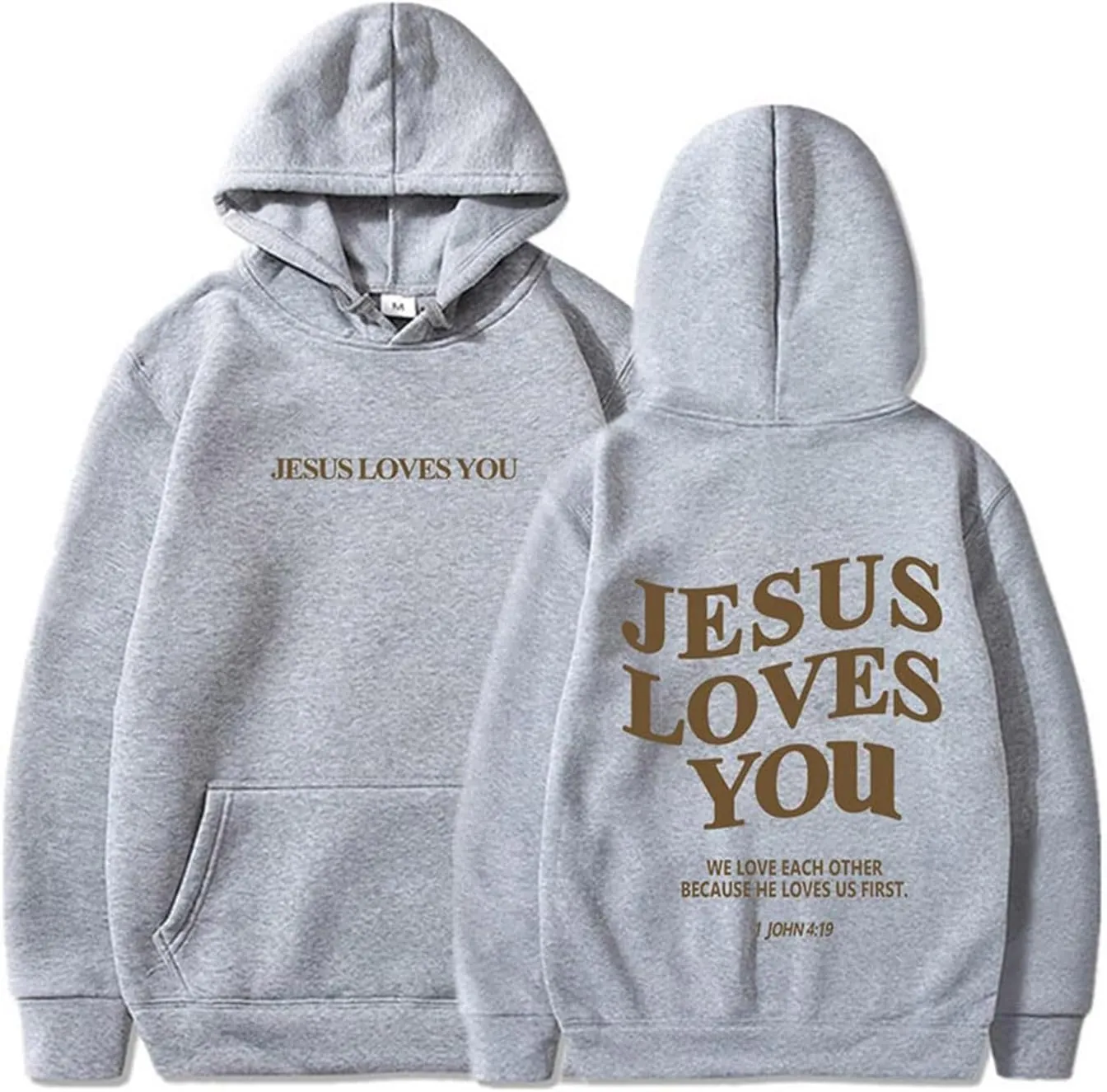 Jesus Loves You Hoodie Christian Jesus Saves Faith Sweatshirt Man Woman Pullover Tops Streetwear Gift Y2K Clothes