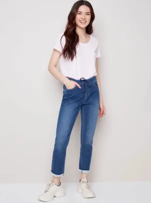 Knit Denim Jogger [Indigo-C5347]