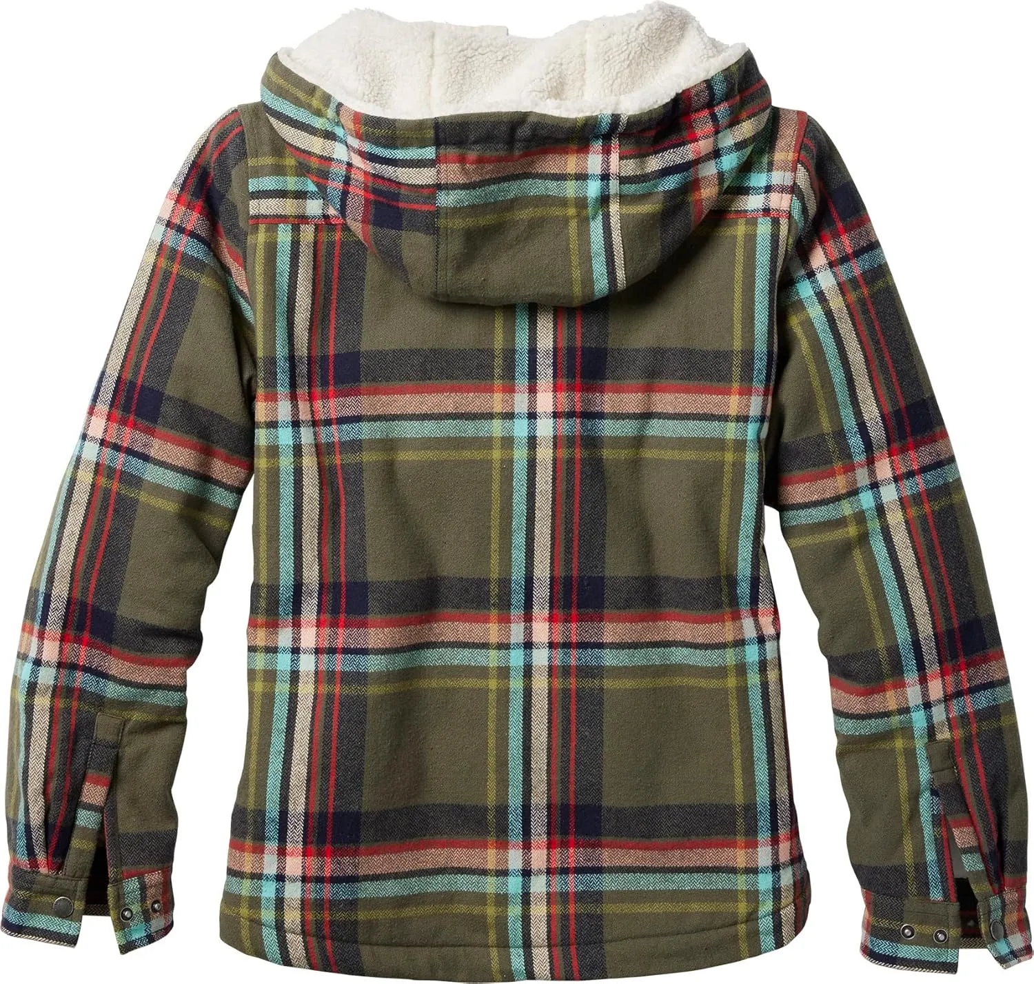 Legendary Whitetails Women's Woodland Berber Lined Hooded Shirt Jacket