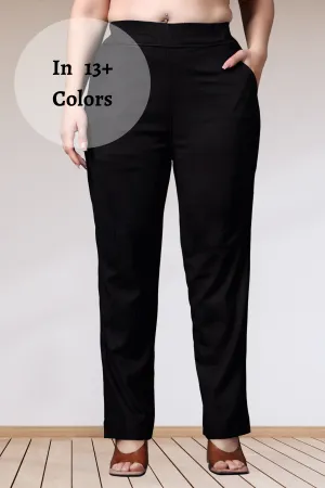 Lycra Slub Pants