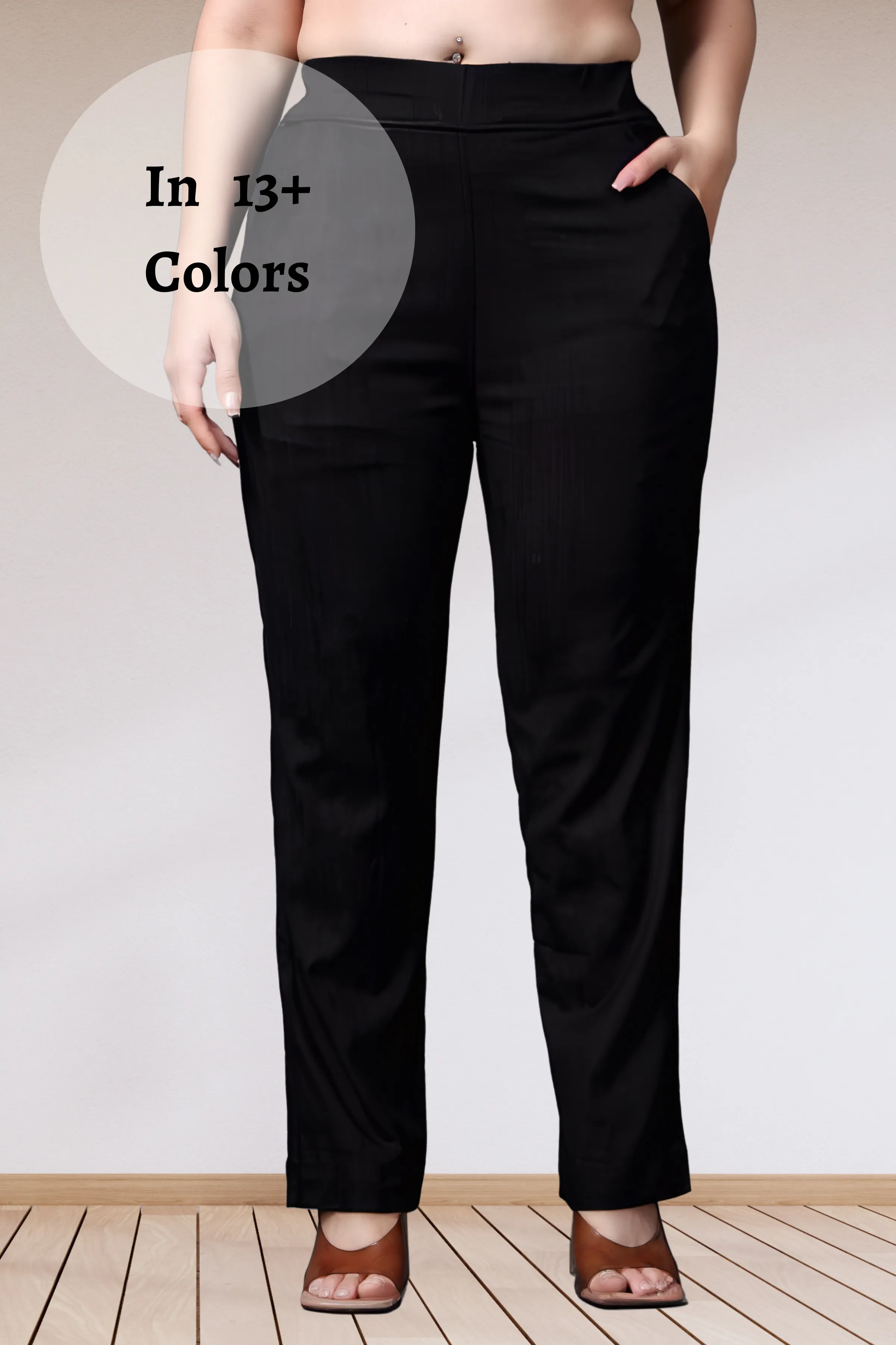 Lycra Slub Pants