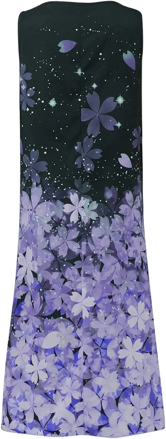 Maxi Dress for Women,Summer Casual Two Piece Set Wedding Guest Plus Size Elegant Floral Boho Beach Sundress