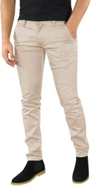 Mens Business Chino Pants Slim Fit Modern Style Cropped Pants Casual Lightweight Tapered Trousers Fashion Kakhi Pants