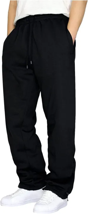 Mens Cargo Pants Casual Joggers, Big and Tall Athletic Pants Cotton Loose Baggy Pants, Straight Leg Sweatpants