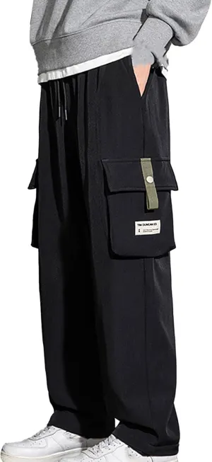 Mens Cargo Pants Mens Casual Pants Relaxed Fit Cargo Sweat Pants Flannel Lined Chino Pants for Men Slim Fit Stretch