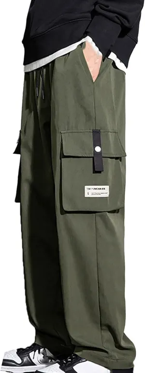 Mens Cargo Pants Mens Casual Pants Relaxed Fit Cargo Sweat Pants Flannel Lined Chino Pants for Men Slim Fit Stretch