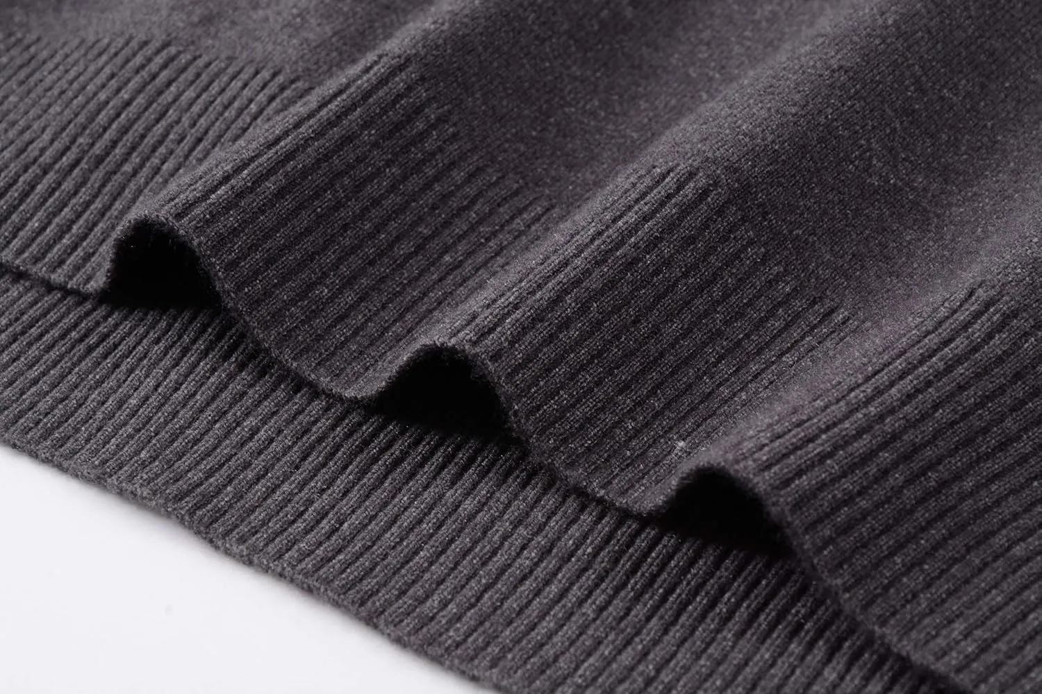 Mens Casual Basic Designed V-Neck Pullover Sweater