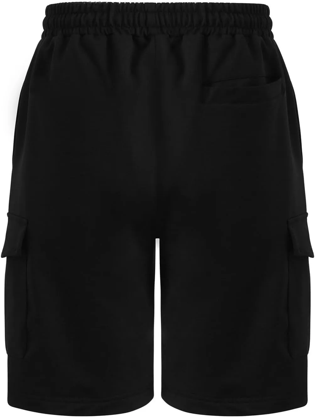 Mens Casual Shorts Knee Length Elastic Drawstring Straight Loose Sports Pants Outdoor Hiking Fishing Combat Tactical Bermuda