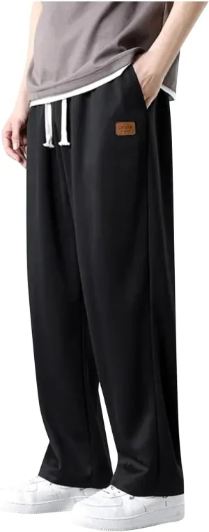 Men's Combat Cargo Pants Casual Linen Stretch Elastic Waist Pant Sweatpants Joggers Loose Training Gym Running