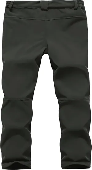 Mens Loose Fit Pants Outdoor and Windproof Mountaineering Travel Sports Pants Polyester Pants Men