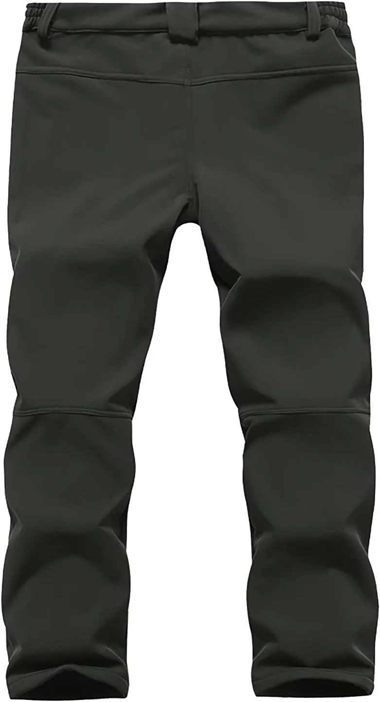 Mens Loose Fit Pants Outdoor and Windproof Mountaineering Travel Sports Pants Polyester Pants Men