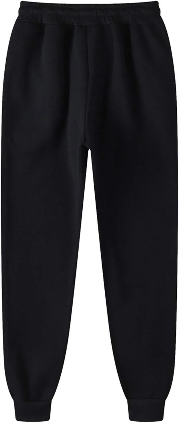 Men's Pants Men's Hiphop Pants Comfy Solid Color Lace-Up Track Cuff Workout Pants with Open Bottom Running