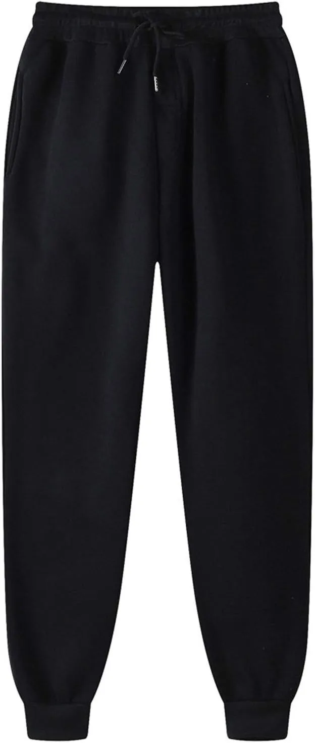 Men's Pants Men's Hiphop Pants Comfy Solid Color Lace-Up Track Cuff Workout Pants with Open Bottom Running