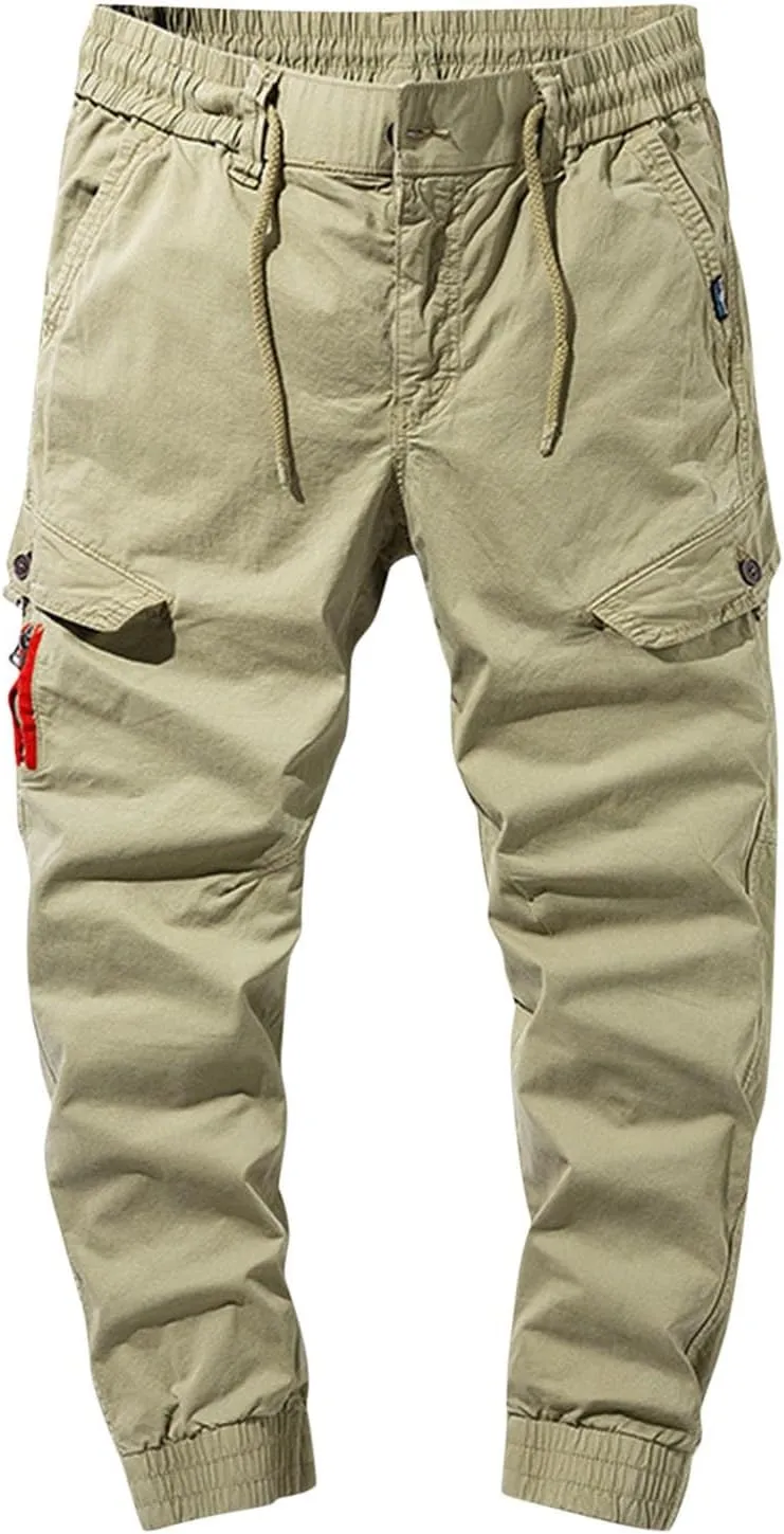 Men's Pencil Trousers Joggers Athletic Pants Slim-fit Straight Sweatpants Outdoor Activities Outfits Relaxed Weekend