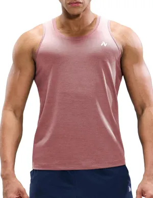 Mens Sleeveless Workout Running Tank Top Dry Fit Athletic Gym Sport Beach Muscle Bodybuilding Shirts