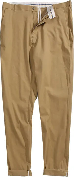 Men's Straight Stretch Chino Pants Dress Pants Slim Fit Skinny Suit Pants Casual Lightweight Pants (50,Khaki)