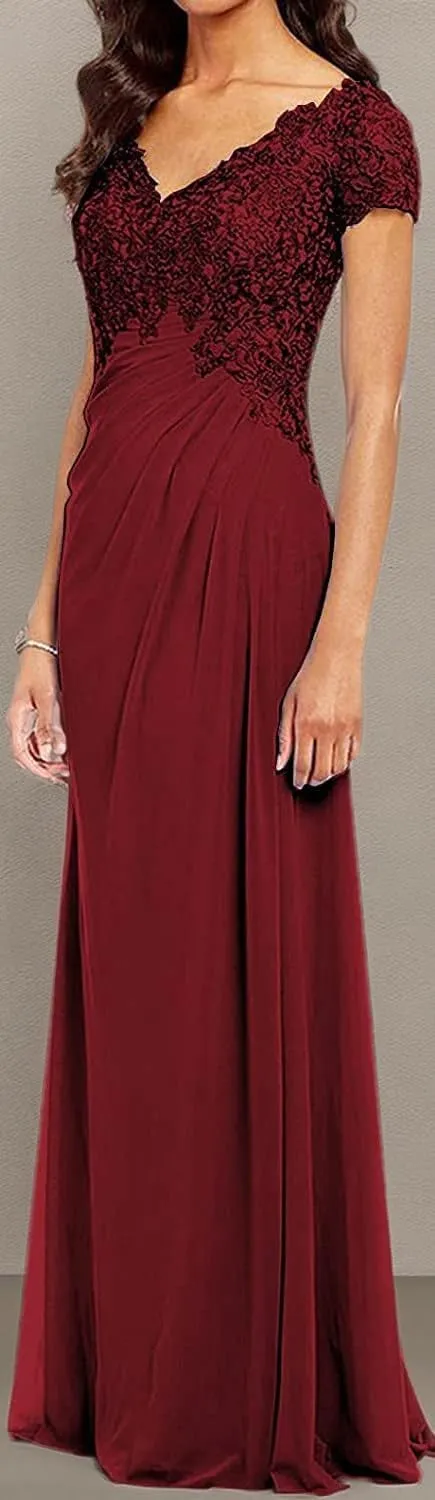 Mother of The Bride Dresses Lace Dress Formal Dress for Women Long Mother Dress for Wedding Guest Gown