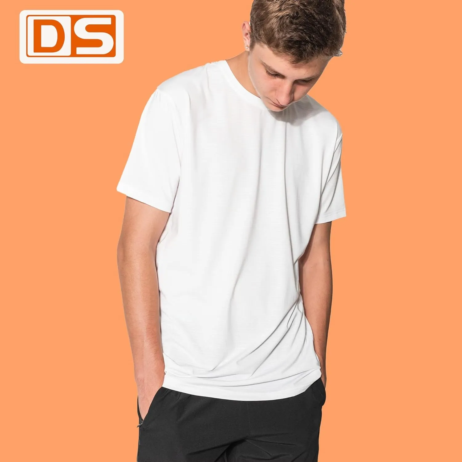 Pack of White T Shirts for Men and Women, Ultra Soft Cotton - Round Neck - Short Sleeves and Fitting Style Plain White Tshirt