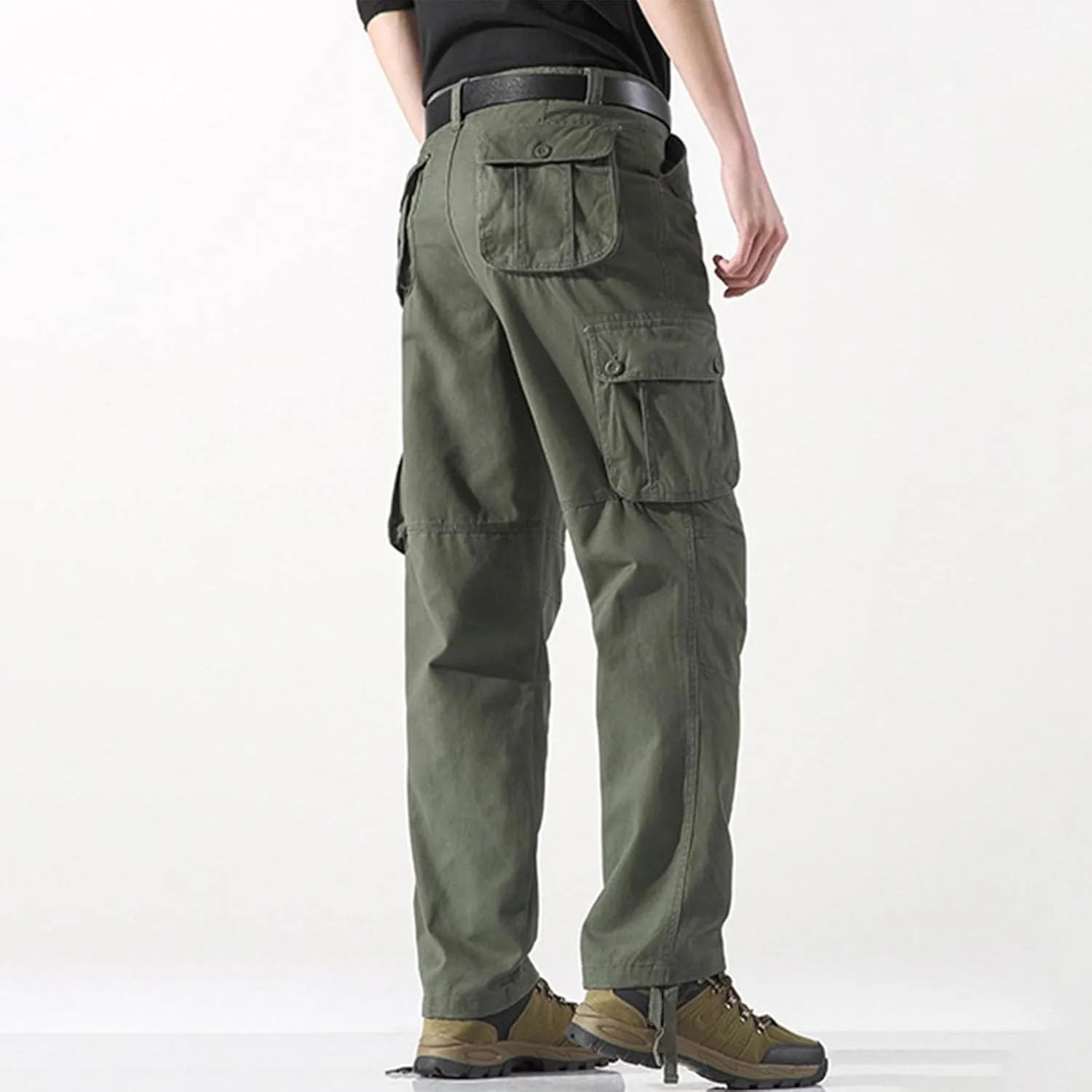 Pants for Men Cargo Work Pants for Men Men's Work Pants Relaxed Fit Fleece Lined Jeans Pants Men Mens Carpenter