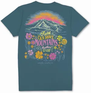 Simply Southern Faith Can Move Mountains Women's T-Shirt