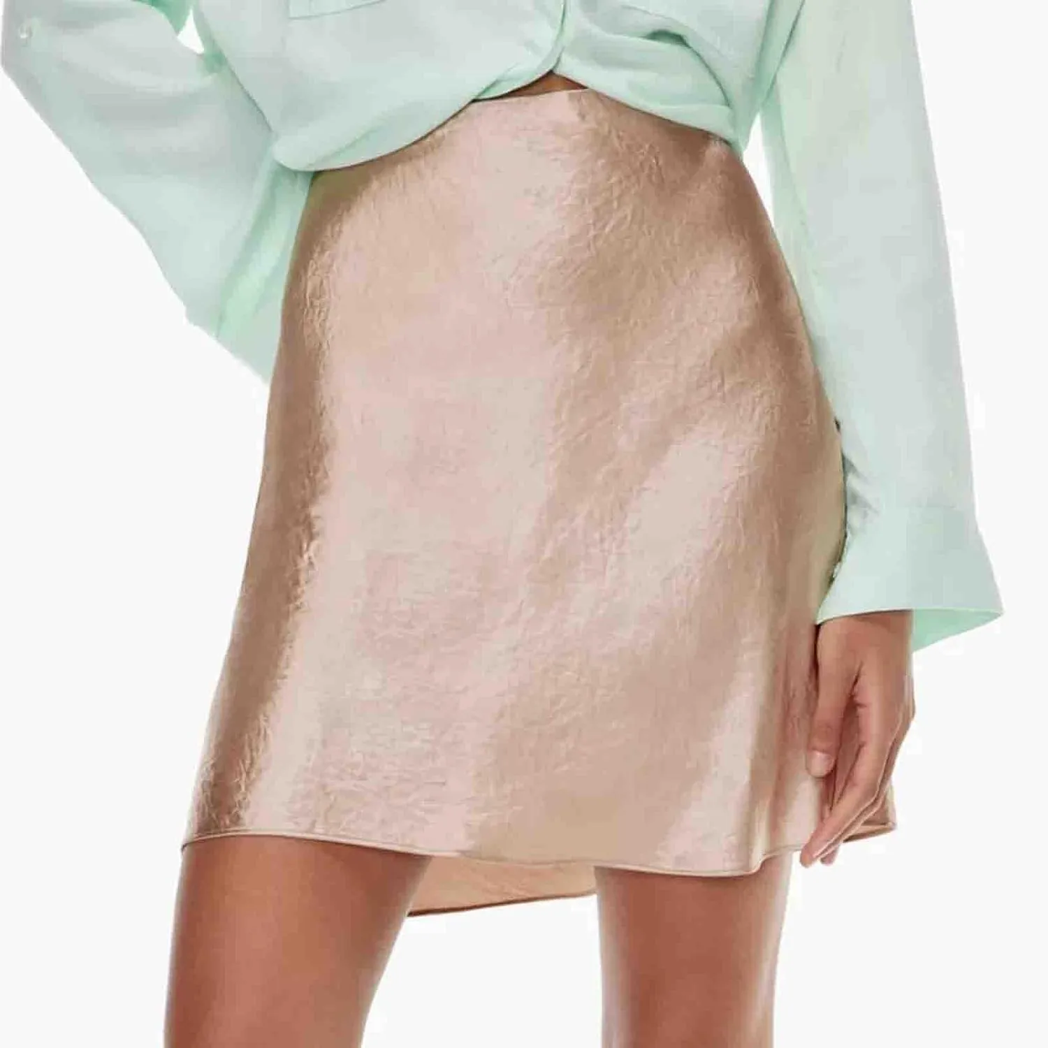 Skirts for Women Trendy, High Waisted Skirts Elegant Flared Elastic A-Line Solid Color Basic Skirts Sexy Mini Skirt