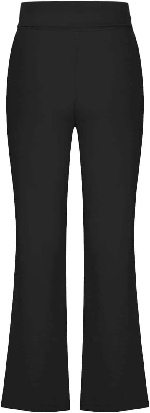 SMIDOW Bootcut Yoga Pants for Women High Waist Casual Flare Leggings Workout Flares Tall Long Lounge Trousers