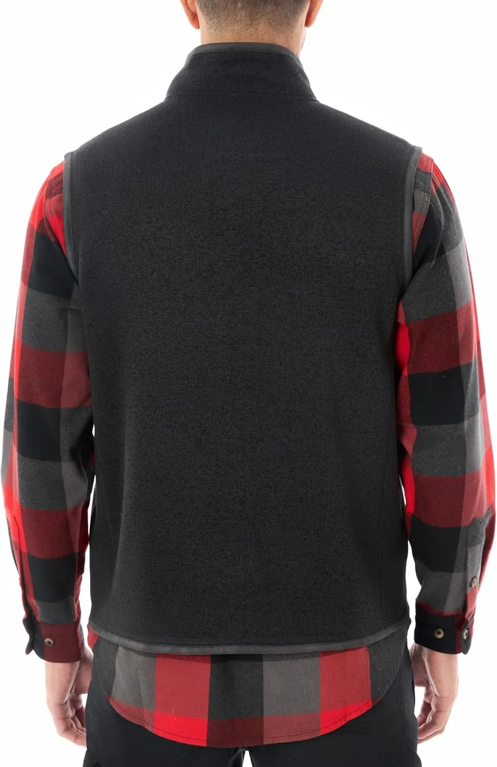 Smith's Workwear Men's Full-Zip Sweater Fleece Vest