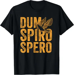 Stoic Philosophy Gold Stoicism Dum Spiro Spero T-Shirt