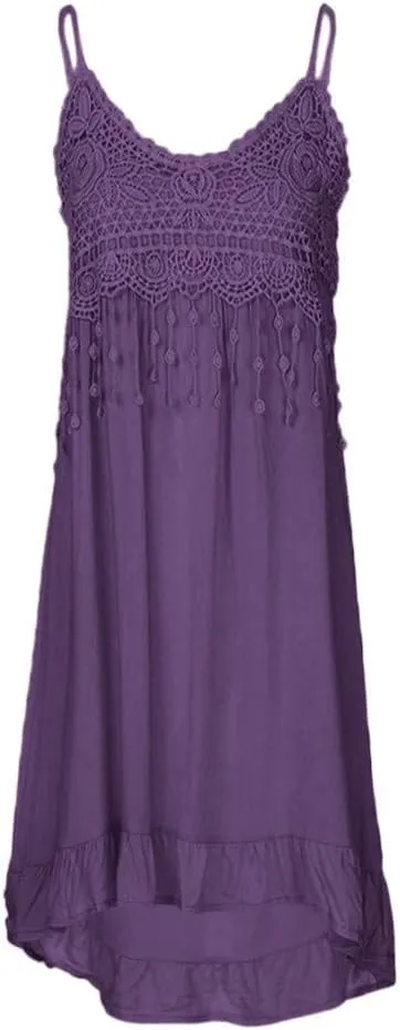 Summer Dresses for Women 2024 Sleeveless Strappy Party Formal Dress Summer Beach Loose Fit Flowy Maxi Sundress