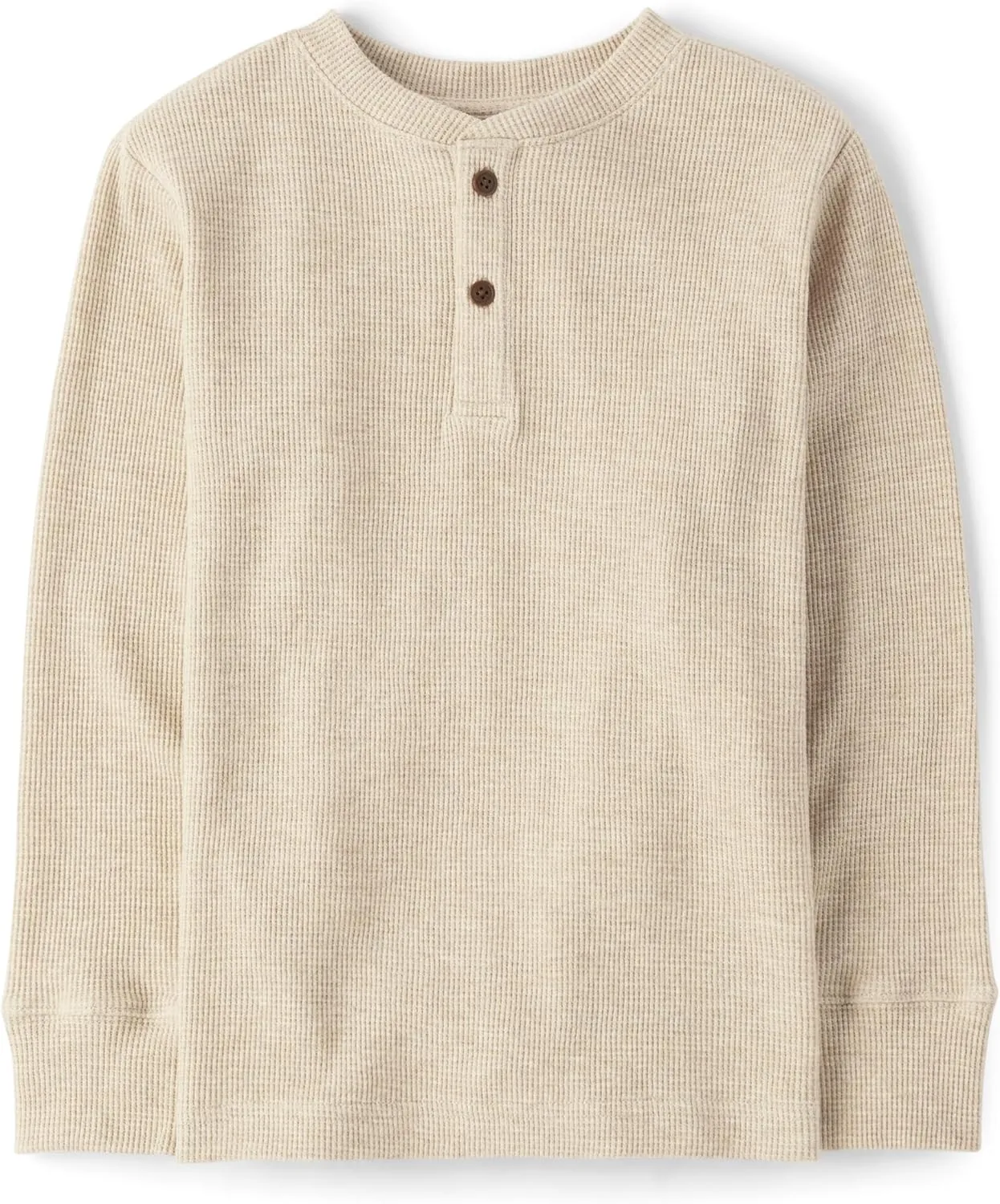 The Children's Place Boys' Long Sleeve Thermal Henley Shirt