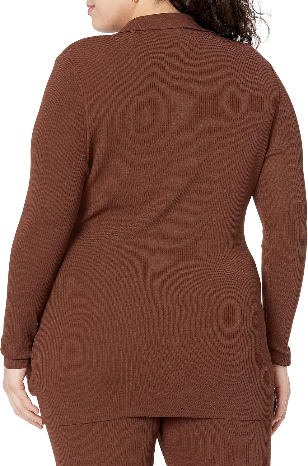 The Drop Women's Constance Rib Button-Down Sweater