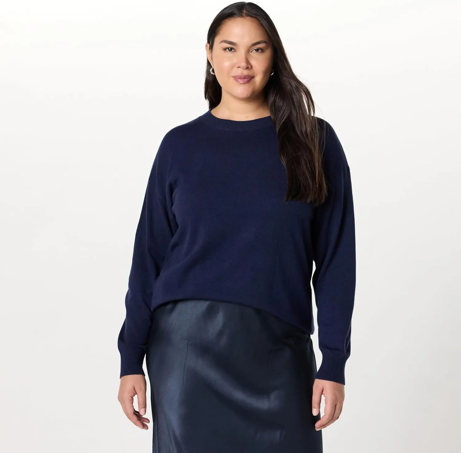 The Drop Women's Lulu Essential Crew Neck Sweater
