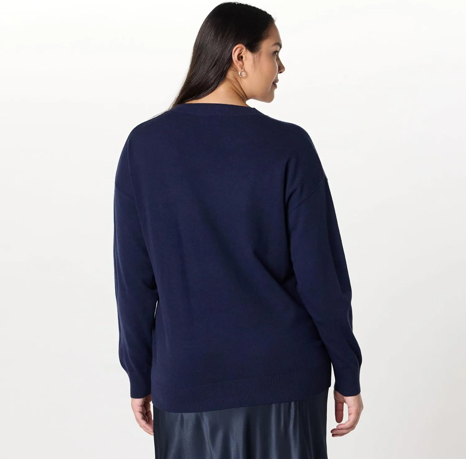 The Drop Women's Lulu Essential Crew Neck Sweater