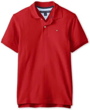Tommy Hilfiger Boys' Short Sleeve Solid Ivy Polo Shirt