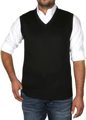 True Rock Men's Argyle V-Neck Sweater Vest