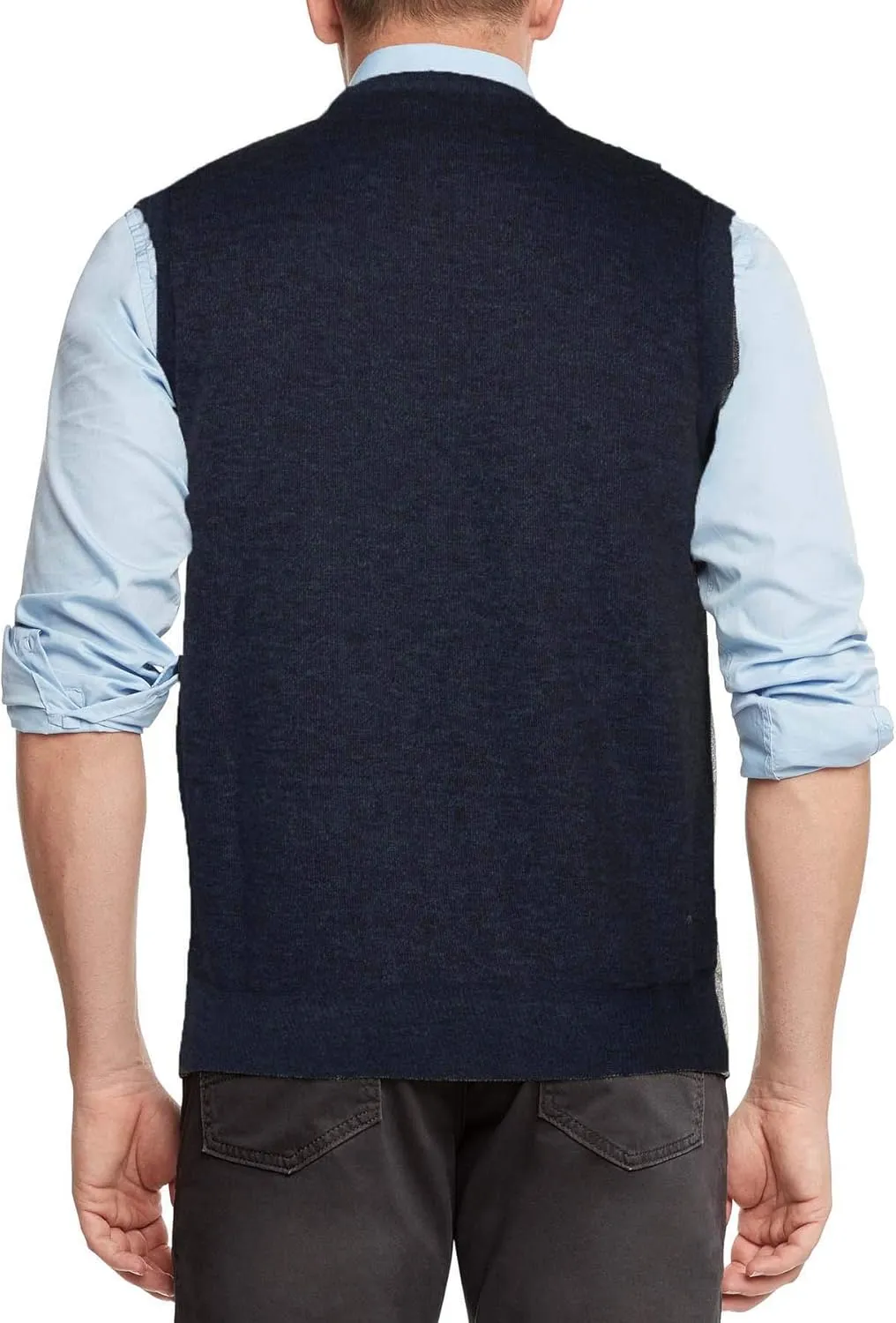 True Rock Men's Argyle V-Neck Sweater Vest