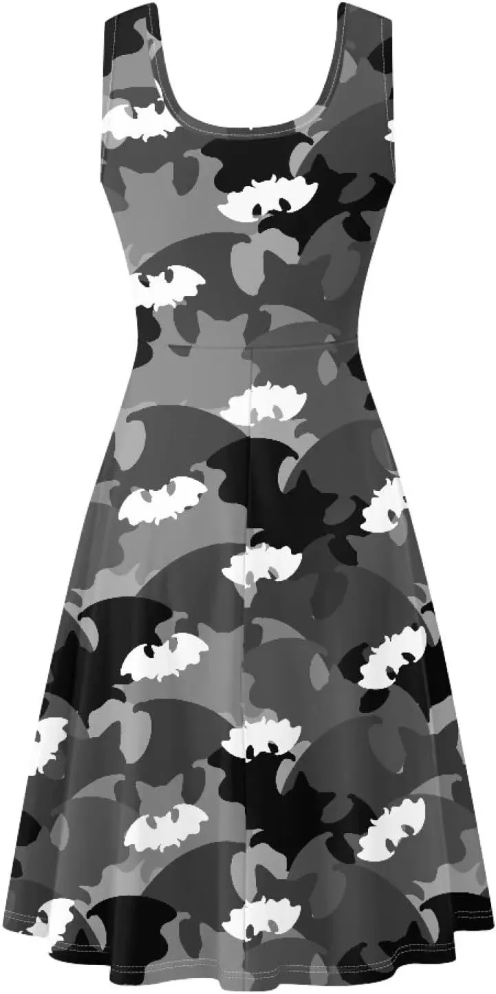 Uasibuni Floral Dress for Women Summer T Shirt Dresses