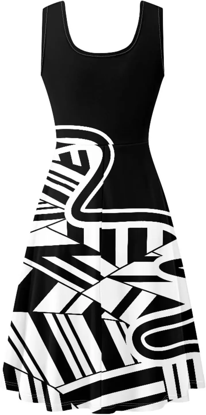 Uasibuni Floral Dress for Women Summer T Shirt Dresses