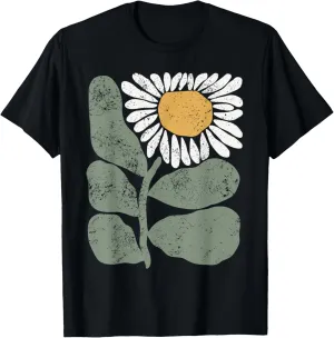 Vintage Boho Wildflower Retro Botanical Wildflower Gardener T-Shirt