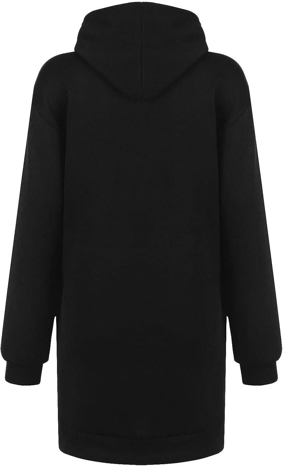 Women Christmas Hooded Sweatershirts Fall Long Sleeve Comfort Warm Oversized Hoodies Pullover Jumper Dress with Pockets
