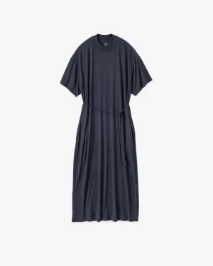 Wool Cordura® Jersey Mock Neck Dress