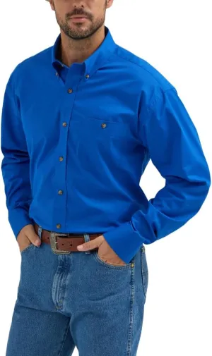 Wrangler Men's George Strait Button Down Long Sleeve Shirt