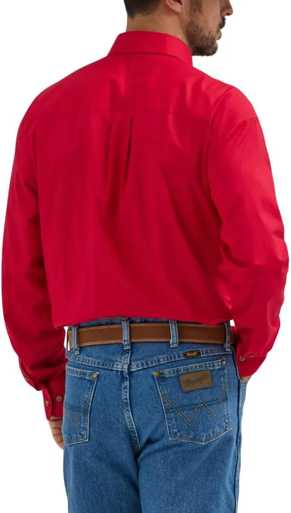 Wrangler Men's George Strait Button Down Long Sleeve Shirt
