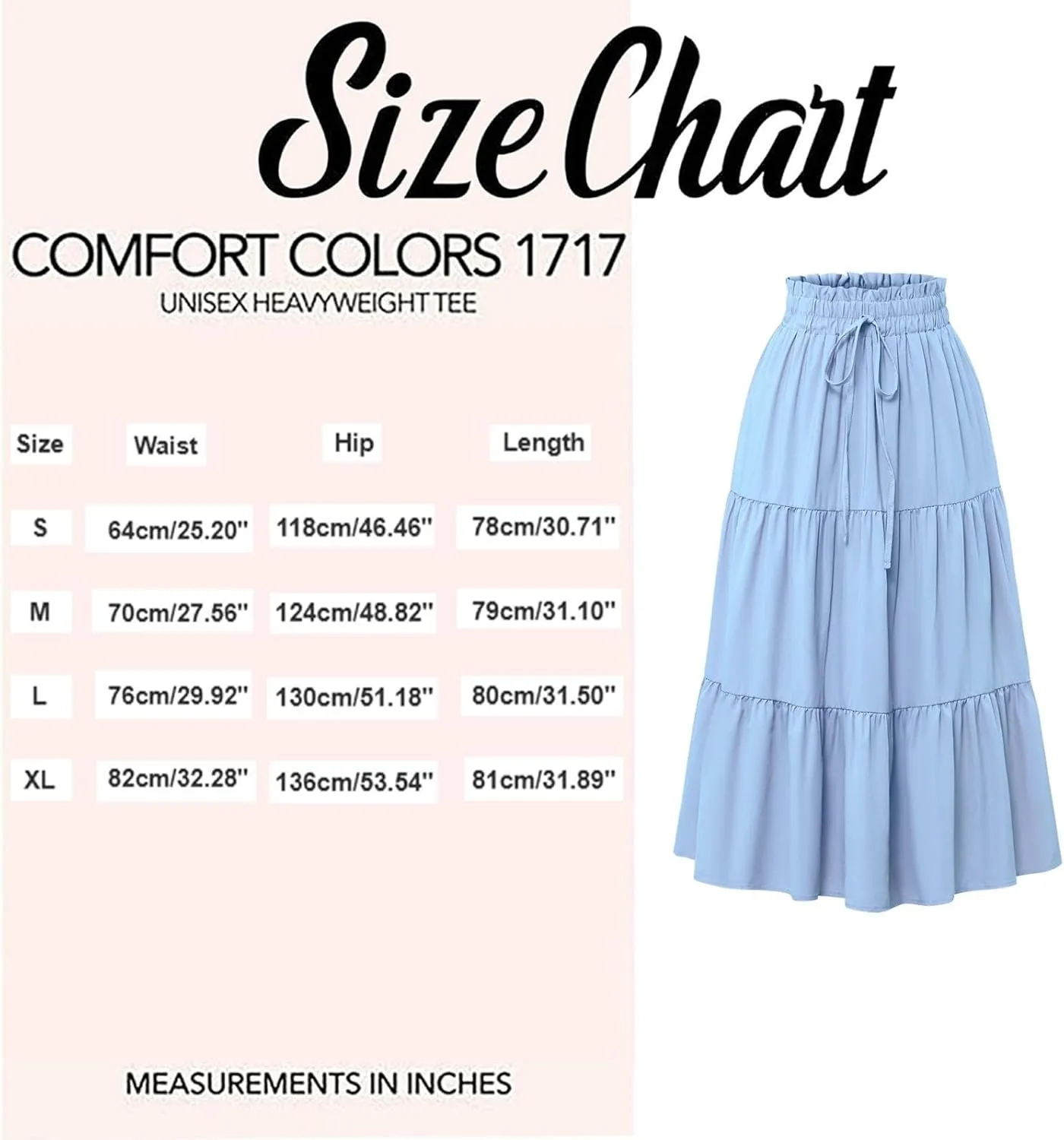 XOWRTE Floral Maxi Skirt for Women Summer Comfy Tiered Elastic High Waisted Skirts Vacation A Line Flowy Long