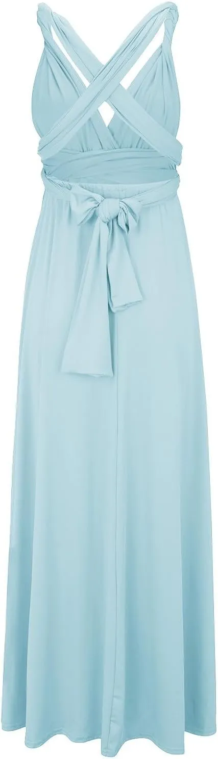 ZYXTIM Wedding Guest Dresses for Women V-Neck Ruched Tie Belt A Line Sexy Cocktail Evening Party Dress Formal Church Dress